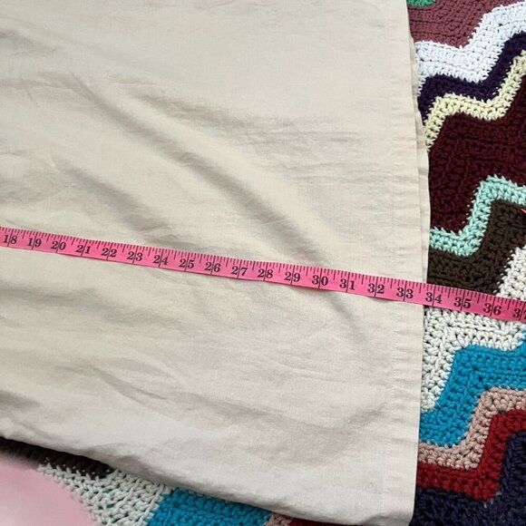 Vintage Northern Reflections Maxi Skirt Womens M Tan Linen Beach Coastal Minimal - Picture 4 of 7